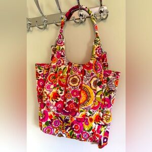 NWT Vera Bradley backpack convertible tote in Clementine pattern